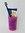 Junior-Zahnpflegebeutel pink mit Zahnbürste Modell Magic Black im Kordelzugbeutel